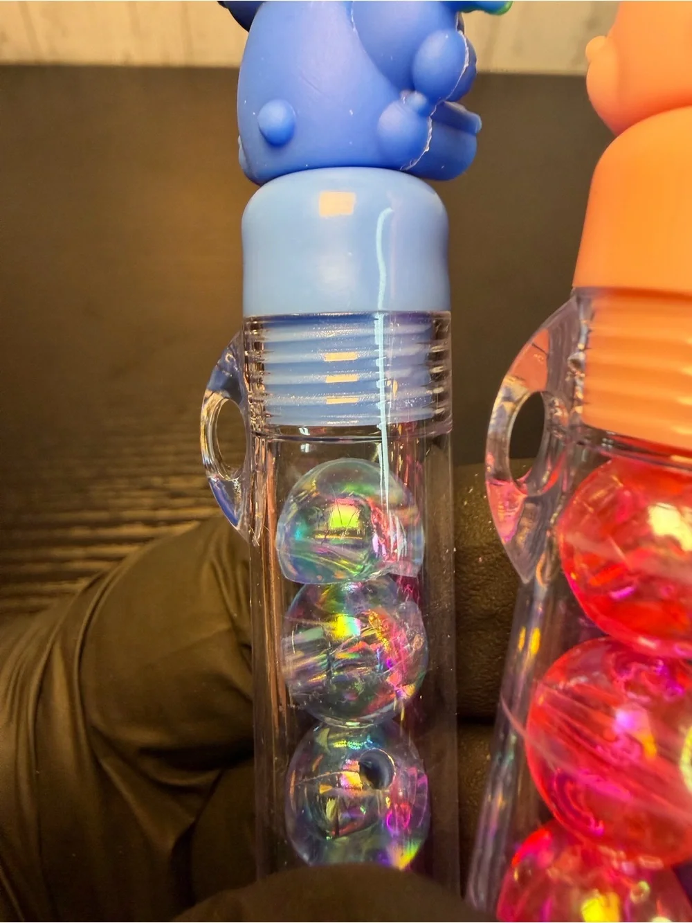 2Pcs Lilo And Stitch Bubble Ball Pen Set - Pink & Blue